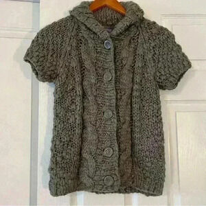 Vivienne Tam Chunky Short Sleeve Cardigan